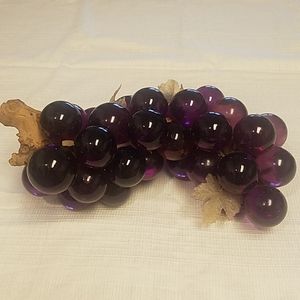 Mid Century Mod 13" Lucite Acrylic Grape Cluster